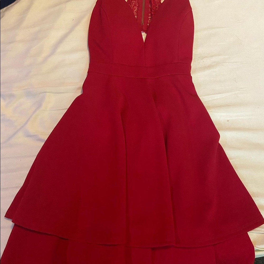Red Homecoming dress